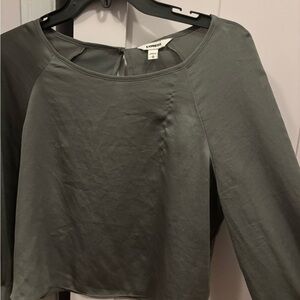 Express Women's Charcoal Blouse